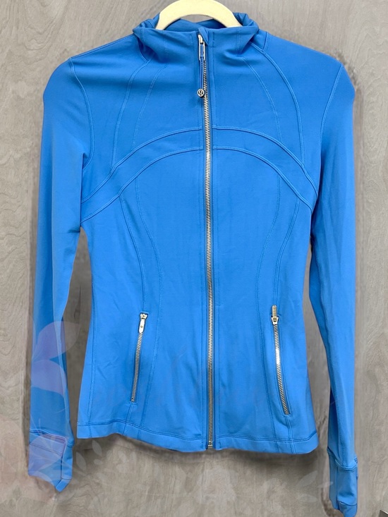 lululemon athletica Jackets & Blazers - NWT Lululemon Define Jacket Size 6 Pool Party Blue Full Zip Mirror Zip Nulu